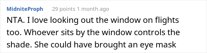 Woman Upset Her Seatmate Refused To Shut The Window Shade As They Paid Extra $30 For The Window Seat Woman Upset Her Seatmate Refused To Shut The Window Shade As They Paid Extra $30 For The Window Seat