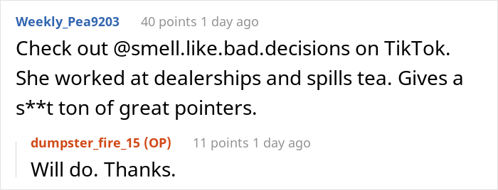 Buyers Maliciously Comply When Car Dealership Gives Them The Ultimatum “Take It Or Leave It”