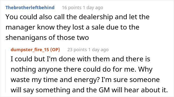 Buyers Maliciously Comply When Car Dealership Gives Them The Ultimatum “Take It Or Leave It”