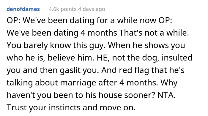 Woman Storms Out From A Dinner With Boyfriend After He Claims His Dog Thinks She's Ugly Woman Storms Out From A Dinner With Boyfriend After He Claims His Dog Thinks She's Ugly