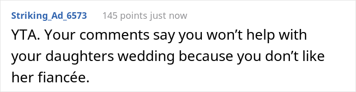 Dad Let His Daughter Know He Won’t Be Paying For Her Wedding And Refuses To Help Her Further With Student Debt, But Contributes To Stepdaughter’s Wedding
