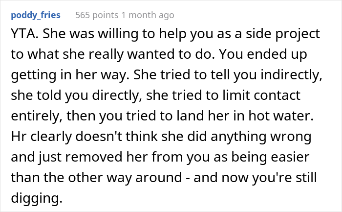 26 Y.O. Woman Reports Her Coworker To HR For Creating "An Overly Hostile Work Environment," Folks Online Call Her The Jerk 26 Y.O. Woman Reports Her Coworker To HR For Creating "An Overly Hostile Work Environment," Folks Online Call Her The Jerk