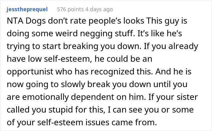 Woman Storms Out From A Dinner With Boyfriend After He Claims His Dog Thinks She's Ugly Woman Storms Out From A Dinner With Boyfriend After He Claims His Dog Thinks She's Ugly