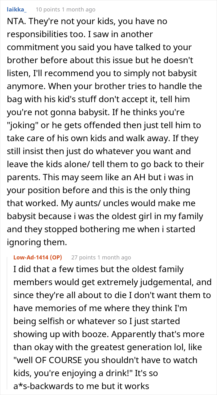 Guy Comes Up With A Brilliant Plan To Intentionally Drink Before Family Gatherings To Dodge Babysitting Duties Which Usually Fall On Him Guy Comes Up With A Brilliant Plan To Intentionally Drink Before Family Gatherings To Dodge Babysitting Duties Which Usually Fall On Him