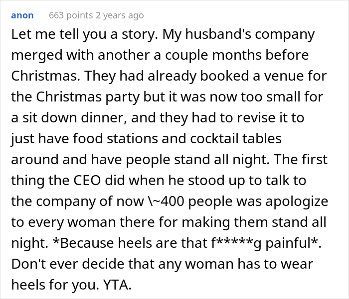 “[Am I The Jerk] For Wanting My Girlfriend To Wear Appropriate Shoes To An Event?”