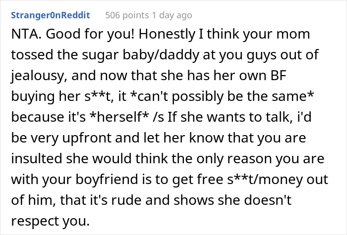 “It’s Not The Same”: Mom Livid Daughter Called Her A “Sugar Baby” Despite Showing The Same Behaviors Herself “It’s Not The Same”: Mom Livid Daughter Called Her A “Sugar Baby” Despite Showing The Same Behaviors Herself