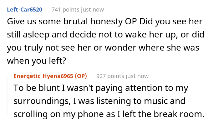 Woman Gets Blasted For Not Waking Up A Pregnant Colleague From Her Nap At The End Of Their Lunch Break Woman Gets Blasted For Not Waking Up A Pregnant Colleague From Her Nap At The End Of Their Lunch Break