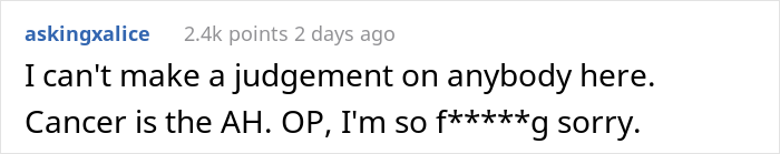 Mom Doesn’t Want Her 16 Y.O. Daughter To Drink And Smoke, But Dad Allows Her Because She's Terminally Ill Mom Doesn’t Want Her 16 Y.O. Daughter To Drink And Smoke, But Dad Allows Her Because She's Terminally Ill