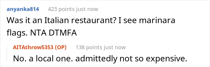 Woman Slammed For Walking Out On Boyfriend And His Parents After She Refused To Finance Their Restaurant Meals Woman Slammed For Walking Out On Boyfriend And His Parents After She Refused To Finance Their Restaurant Meals