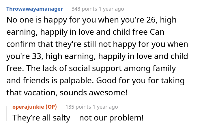 Mother Freaks Out After Finding Out How Much Her Childfree Cousin Spent On A Vacation, Calls Her 'Disgusting' Mother Freaks Out After Finding Out How Much Her Childfree Cousin Spent On A Vacation, Calls Her 'Disgusting'