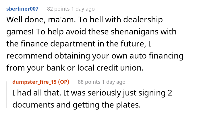 Buyers Maliciously Comply When Car Dealership Gives Them The Ultimatum “Take It Or Leave It”