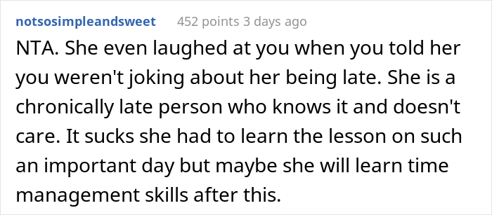 ‘Chronically Late’ Woman Has An Important Appointment, Her Friend Who Was Supposed To Get Her There Leaves When She’s Late