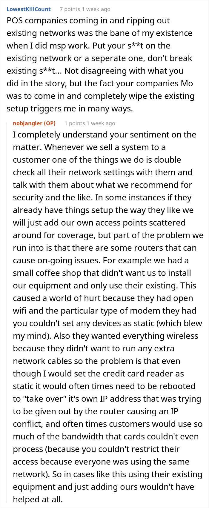 Stuck-Up Cafe Owner Messes With A Sale Systems Vendor And Loses, Regrets His Words After They Come In And Pack Everything Up