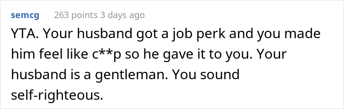 "How Very 1950s Of You": Woman Gets A Reality Check After Taking Husband's First Class Seat And Making Him Fly Coach "How Very 1950s Of You": Woman Gets A Reality Check After Taking Husband's First Class Seat And Making Him Fly Coach