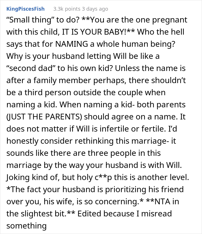 Woman Chooses To Die On The Hill Of Not Allowing Her Husband’s Infertile Friend To Give Her Child A Name He Likes Woman Chooses To Die On The Hill Of Not Allowing Her Husband’s Infertile Friend To Give Her Child A Name He Likes