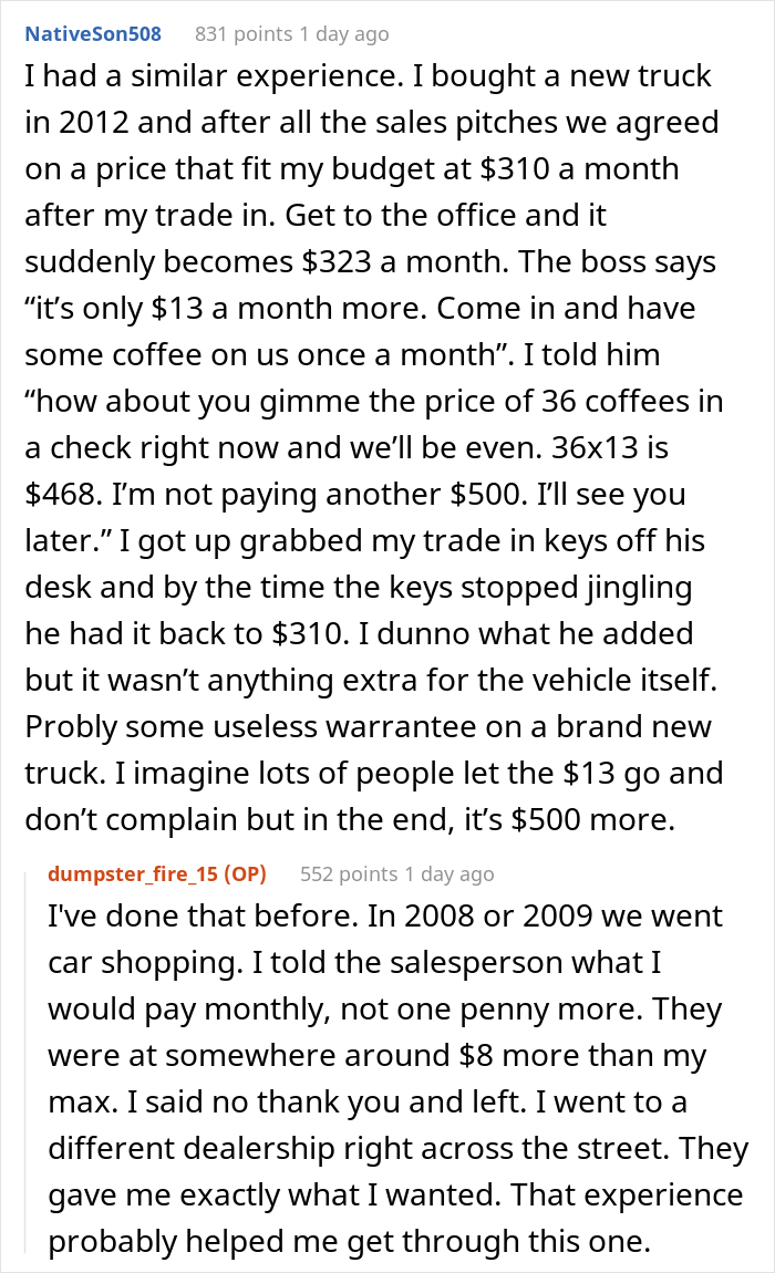 Buyers Maliciously Comply When Car Dealership Gives Them The Ultimatum “Take It Or Leave It”