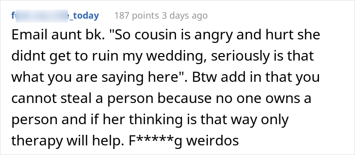 Woman Wears Red Dress To Cousin's Wedding To Show That She Slept With The Groom First, But The Bride Outsmarts Her Woman Wears Red Dress To Cousin's Wedding To Show That She Slept With The Groom First, But The Bride Outsmarts Her