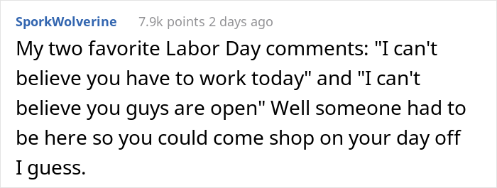 Person Asks The Internet "Can Someone Tell Me Why I’m Working On Labor Day?" And People Chime In Person Asks The Internet "Can Someone Tell Me Why I’m Working On Labor Day?" And People Chime In