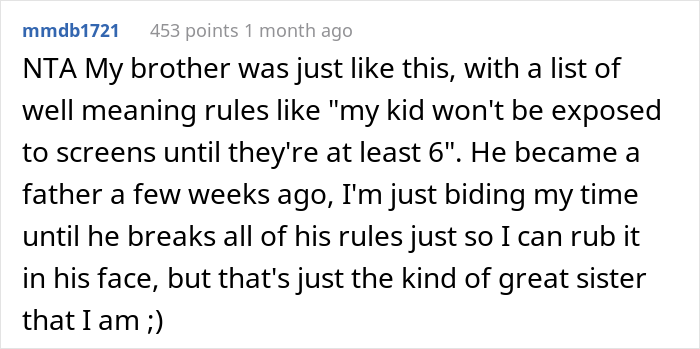 Guy Asks Whether He Did The Wrong Thing By Telling Off His Child-Free Sister As He's Fed Up With Her Parenting Ideas Guy Asks Whether He Did The Wrong Thing By Telling Off His Child-Free Sister As He's Fed Up With Her Parenting Ideas