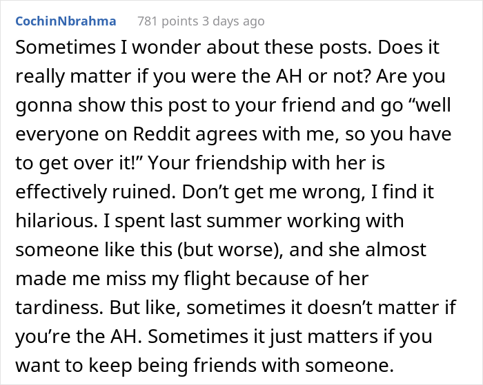 ‘Chronically Late’ Woman Has An Important Appointment, Her Friend Who Was Supposed To Get Her There Leaves When She’s Late