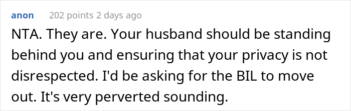 Creepy Man Keeps Walking In On His Sister-In-Law In The Bathroom, Family Drama Ensues Creepy Man Keeps Walking In On His Sister-In-Law In The Bathroom, Family Drama Ensues
