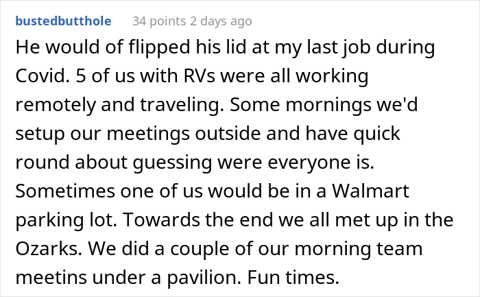 Boss Refuses To Admit To His Hilariously Dumb Mistake, Enforces An Absurd Work-From-Home Policy Instead Boss Refuses To Admit To His Hilariously Dumb Mistake, Enforces An Absurd Work-From-Home Policy Instead