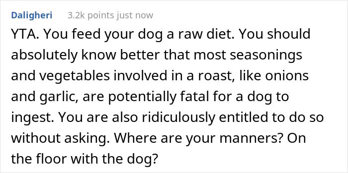 Guy Prepares Dinner For His Girlfriend, Gets Mad When She Decides To Feed Her Dog The Leftovers And Asks Her To Leave Guy Prepares Dinner For His Girlfriend, Gets Mad When She Decides To Feed Her Dog The Leftovers And Asks Her To Leave