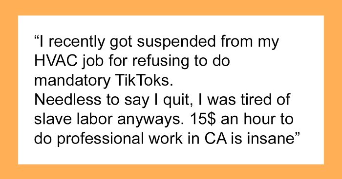 “I Don’t Make Enough Money For This”: Worker Gets Suspended For Refusing To Take Part In A “Mandatory” TikTok Challenge, Quits