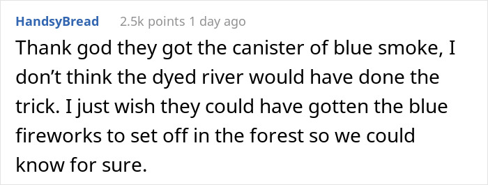 Couple Thought It Was A Good Idea To Dye A Whole Waterfall For Their Gender Reveal Party Couple Thought It Was A Good Idea To Dye A Whole Waterfall For Their Gender Reveal Party