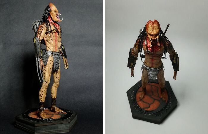 I Sculpted A Classic Version Of The Feral Predator (5 Pics)