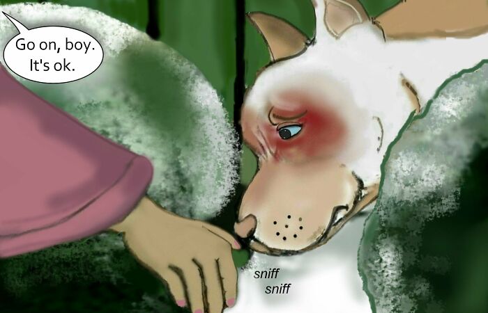 My Animal Comic Introducing A Pitbull Character Named “King”, Part 2 (8 Pics)