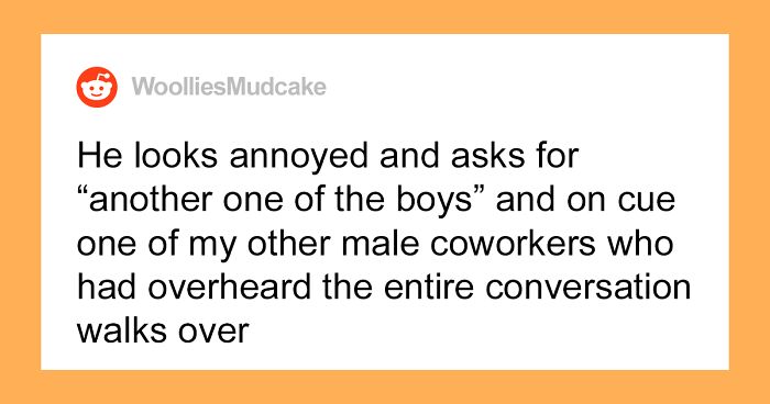 Sexist Customer Demands Female Employee Get “One Of The Boys”, They Maliciously Comply