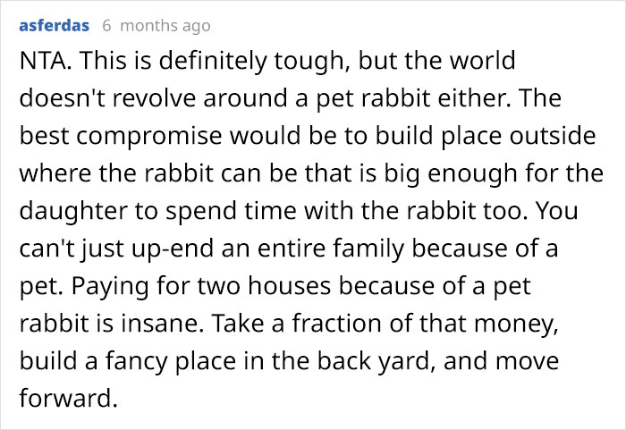 “Am I The Jerk For Making My Daughter Move Her Pet Rabbit Outside Due To My Stepson’s Allergies?” “Am I The Jerk For Making My Daughter Move Her Pet Rabbit Outside Due To My Stepson’s Allergies?”