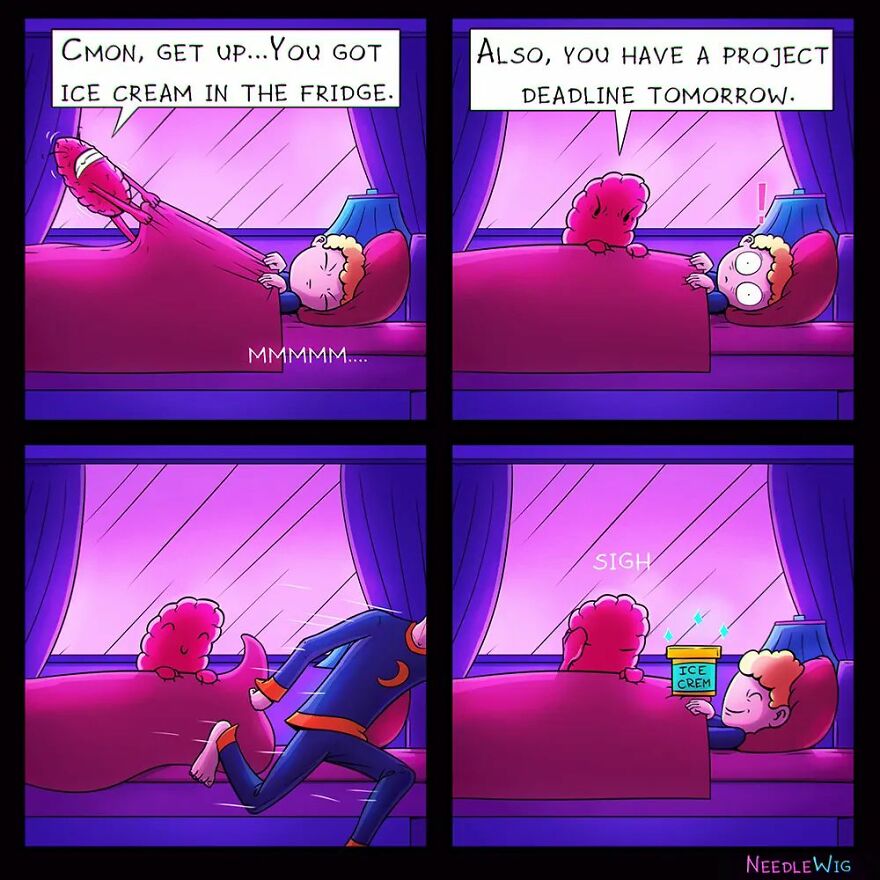 Artist Makes Dark Humor Comics That Explore The Most Cursed Desires (49 New Pics)