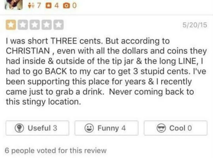 Found This Review A Few Years Ago. Imagine Thinking You’re Entitled To Take Someone’s Tips Because You Don’t Have Enough Money