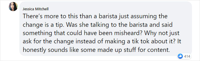 Woman Is Flabbergasted By Starbucks Barista Who Put Her Change Directly Into The Tip Jar, And People Start Questioning Tip Culture Once More Woman Is Flabbergasted By Starbucks Barista Who Put Her Change Directly Into The Tip Jar, And People Start Questioning Tip Culture Once More