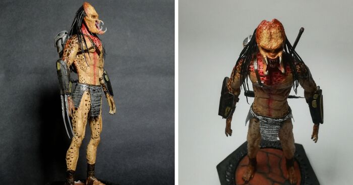 I Sculpted A Classic Version Of The Feral Predator (5 Pics)