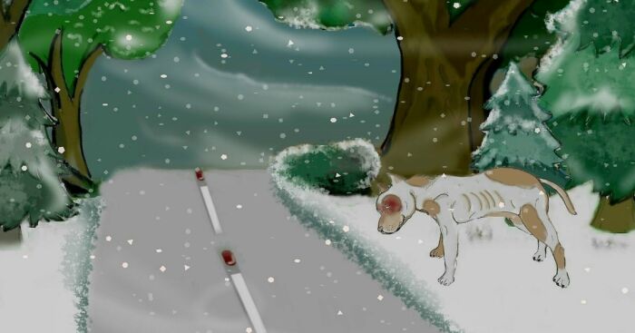 My Animal Comic Introducing A Pitbull Character Named “King”, Part 1 (9 Pics)