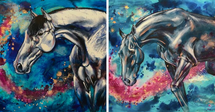 A New And Youthful Artist Is Drawing A Crowd With Her Extraordinarily Vibrant Paintings (8 Pics)