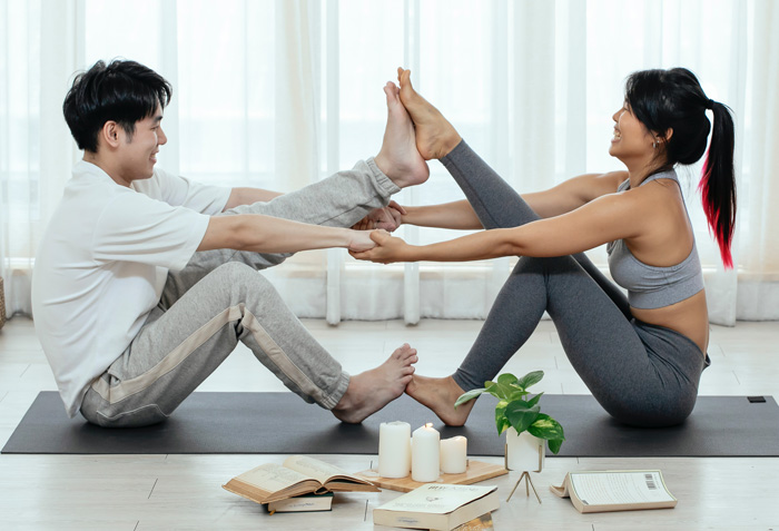 Try Partner Yoga