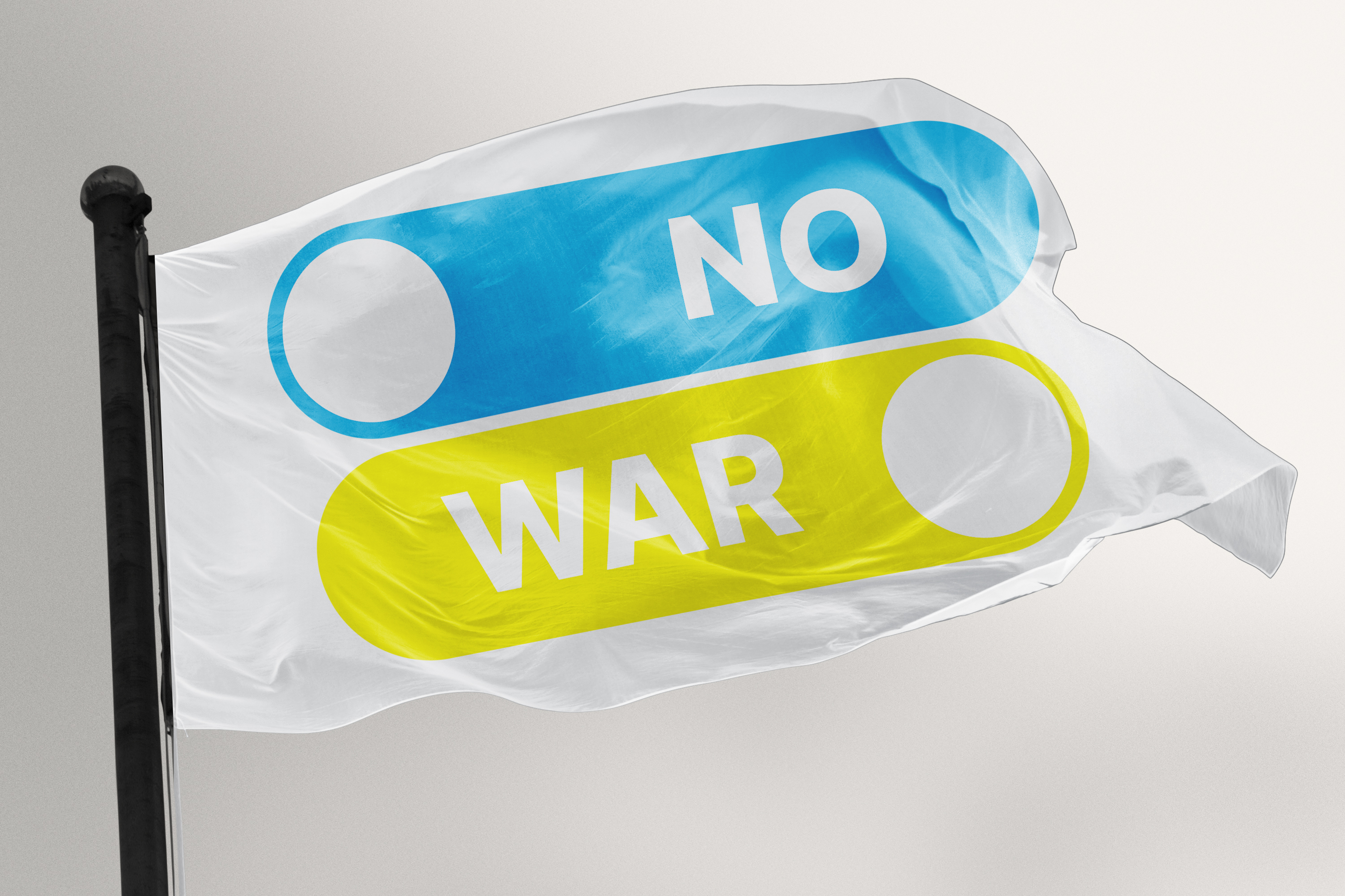 I Rethought The Concept Of The Ukrainian Flag.