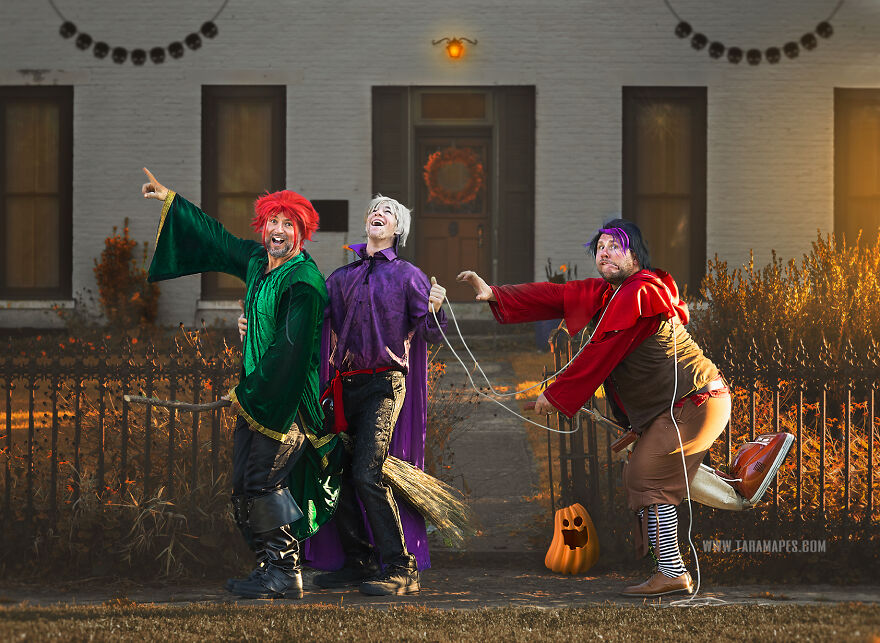 I Had A Photoshoot To Show What It Would Look Like If The Hocus Pocus Witches Were Men, Behold: "Brocus Pocus!" (16 Pics)