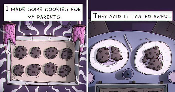 This Lithuanian Artist Loves Surprising People With His Dark Comics (40 New Pics)