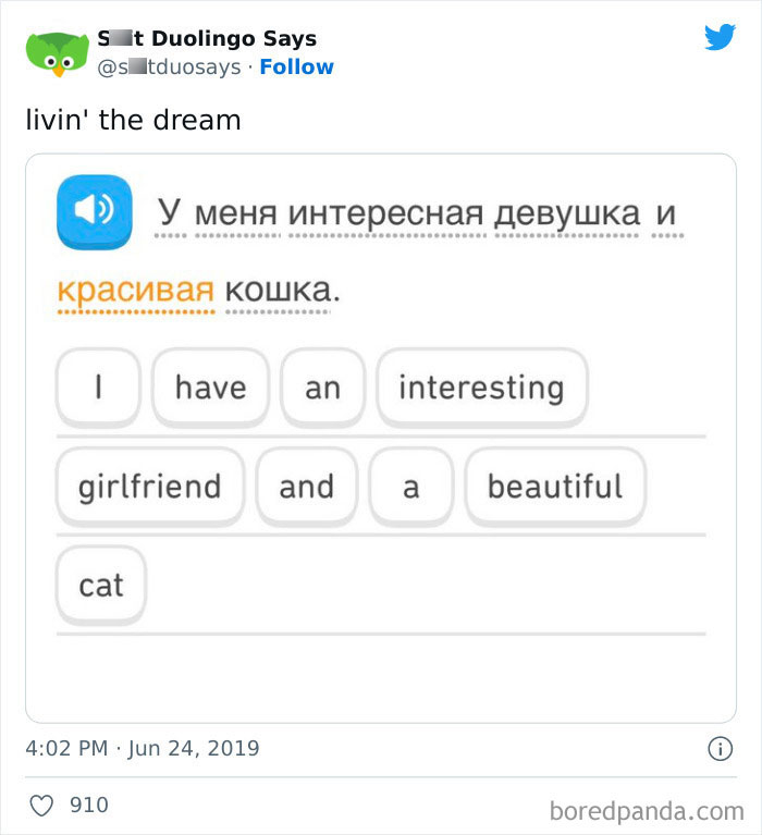 Funny Duolingo Sentences