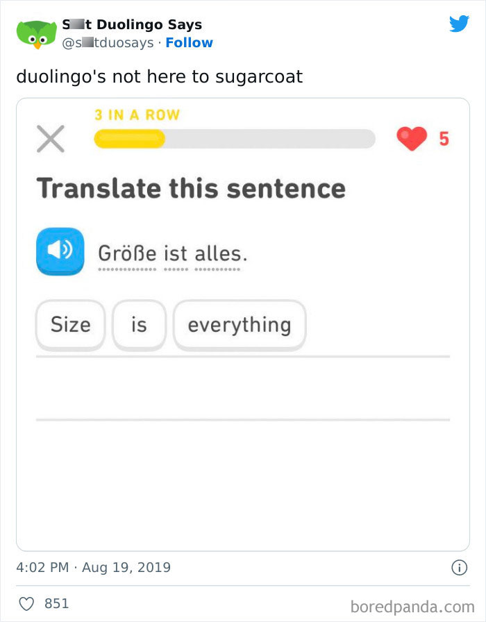 Funny Duolingo Sentences