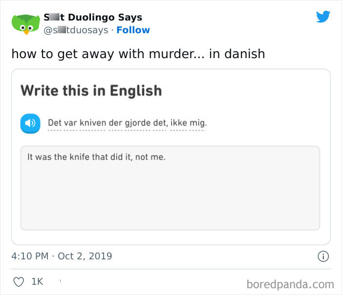 Funny Duolingo Sentences