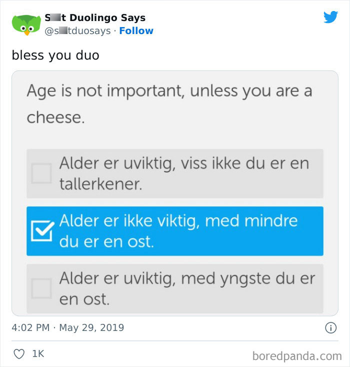 Funny Duolingo Sentences
