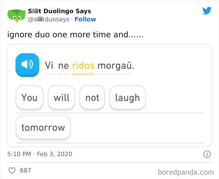 Funny Duolingo Sentences