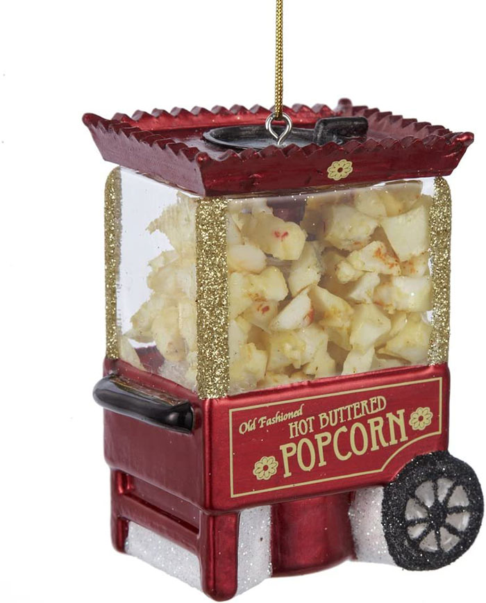 Noble Gems Popcorn Machine Ornament
