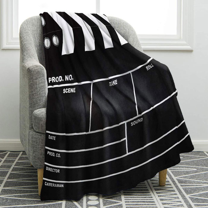 Movie Clapboard Blanket
